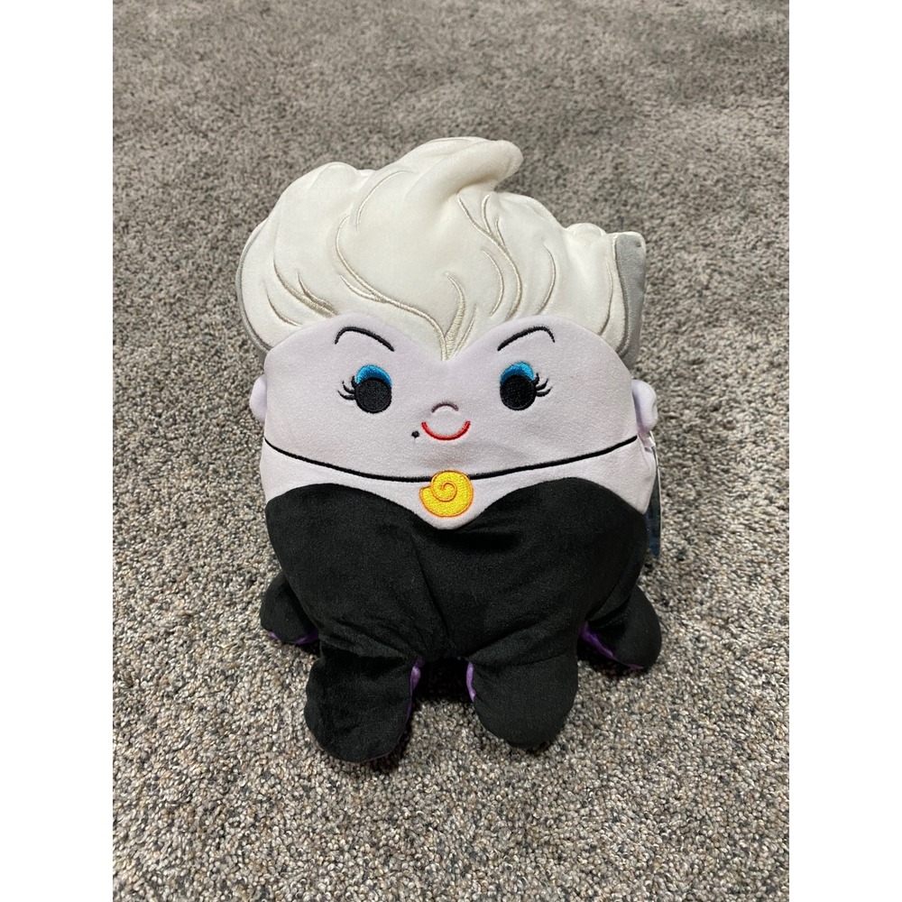 Squishmallows Plush Toy Unisex 8 Inch Black New Disney Ursula Sea Witch Villains